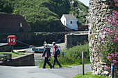 Hafen von Portgain. Pembrokeshire. Wales. Cymru. UK. Vereinigtes Königreich.