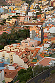 Spanien,Kanarische Inseln,Insel La Gomera,Stadtansicht von oben,San Sebastian