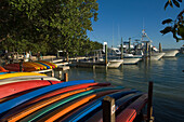 USA,Florida,Florida Keys,Kayak Beach at Robbies Marina,Islamorada