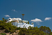 Spain,Ibiza,Villa on hillside,Es Jondal