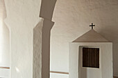 Spain,Detail of church of Sant Carles (or St Carlos) de Peralta,Ibiza