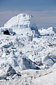 The Ilulissat Icefjord,World Heritage Site And The Largest Glacier In The Northern Hemisphere. Greenland.