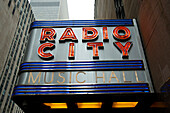 Radio City Music Hall,Famous Entertainment Venue Located In Rockefeller Center,Midtown Manhattan,New York,Usa