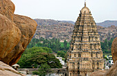 Virupaksha-Tempel, Hampi, Karnataka, Indien