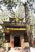 Indien,West-Sikkim,Yuksom,Gebetsmühle,Norbugang Park