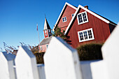 Greenland,Lutheran Nuuk Cathedral (Annaassisitta Oqaluffia) and mission house,Old Nuuk