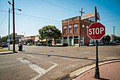 USA,Greenville,Mississippi,Street scene