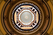 USA,Mississippi,Dome of Mississippi State Capitol,Jackson