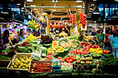 Spanien,Traditionelle Produkte im Mercat de la Boqueria in La Rambla,Barcelona