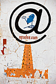 Niger,Air Region,Advertising of Agadez internet cafe,Agadez