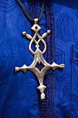 Niger,Northern Niger,Air Region,Siler pendant with famous "Cross of Agadez",Agadez