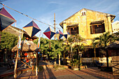 French Colonial Era Houses In Historic Town Of Hoi An,Vietnam