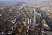 UK,Aerial view of central London,England