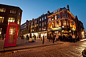 UK,England,Busy pub in Covent Garden,London