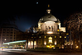 UK,England,Methodist Central Hall in Westminster at night,London