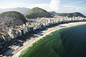 Brazil,Aerial view of coastline,Rio de Janeiro