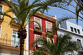 Spanien,Häuser im Wohnviertel,Alicante