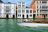 Gondola On Grand Canal,Venice,Italy
