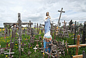 View Of Rural Cemetery,Siauliai,Lithuania