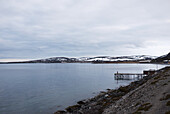 Blick auf die Küstenlinie,Fjord,Norwegen