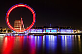 South Bank und London Eye, London, England, Großbritannien