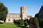 Church And Park,Somerton,South Somerset,England,Uk