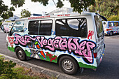 Vintage Hippie Bus,New Zealand