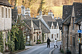 Town Street,Wiltshire,England,Uk