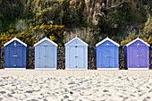 Beach Huts At Bournemouth Beach,Bournemouth,Dorset,England
