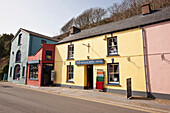 Colorful Shops,Solva,Pembrokeshire Coast Path,Wales,United Kingdom