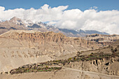 View Of High Desert Landscape,Tangbe,Upper Mustang Valley,Nepal