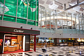 Innenraum eines Flughafenterminals, Singapur