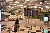 Interior Of An Airport Terminal,Singapore