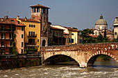 Fluss Etsch,Verona,Italien