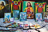 Religious Cards For Sale Depicting Assorted Saints,Ethiopia