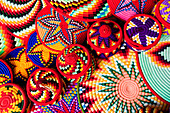 Colourful Basket Ware,Axum,Tigray,Ethiopia