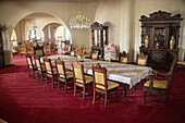 Dining room in the replica of the Taj Mahal at Parque Jaime Duque in Columbia,Bogota,Columbia