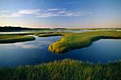 Tidal flats of Nauset Marsh on the East coast of the USA,Cape Cod,Massachusetts,United States of America