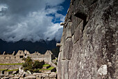 Dramatic clouds over Machu Picchu,Machu Picchu,Peru