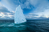 Pinnacle iceberg in Gerlache Strait,Antarctica
