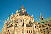 Kanadische Parlamentsbibliothek auf dem Parliament Hill, Ottawa, Ontario, Kanada