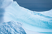 Tabular iceberg on the west side of the Antarctic peninsula,Antarctica