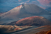 Sonnenuntergang am Vulkan Haleakala,Maui,Hawaii,Vereinigte Staaten von Amerika