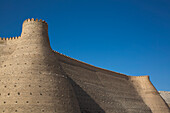 Fortress wall of the Ark of Bukhara in Uzbekistan,Bukhara,Uzbekistan