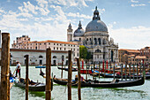 Santa Maria della Salute on the Grand Canal,Venice,Italy