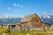John Moulton Barn,Mormon Row,Grand Teton National Park,Wyoming,Vereinigte Staaten von Amerika