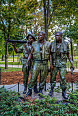 Statue der drei Soldaten, Vietnam Veterans Memorial, Washington D.C., Vereinigte Staaten von Amerika