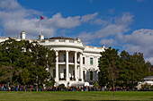 Südlicher Portikus,Weißes Haus,Washington D.C.,Vereinigte Staaten von Amerika