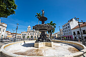 Fountain on Terreiro de Jesus,Salvador,Bahia,Brazil