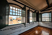 Windows in the House of the Jorge Amado Foundation,Salvador,Bahia,Brazil